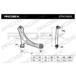 Control Trailing Arm - RIDEX 273C0825