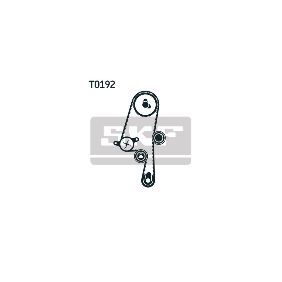Water Pump & Timing Belt Kit SKF VKMC06220 for VOLVO OE 1275409