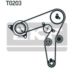 Water Pump & Timing Belt Kit SKF VKMC02191-2 for ALFA ROMEO