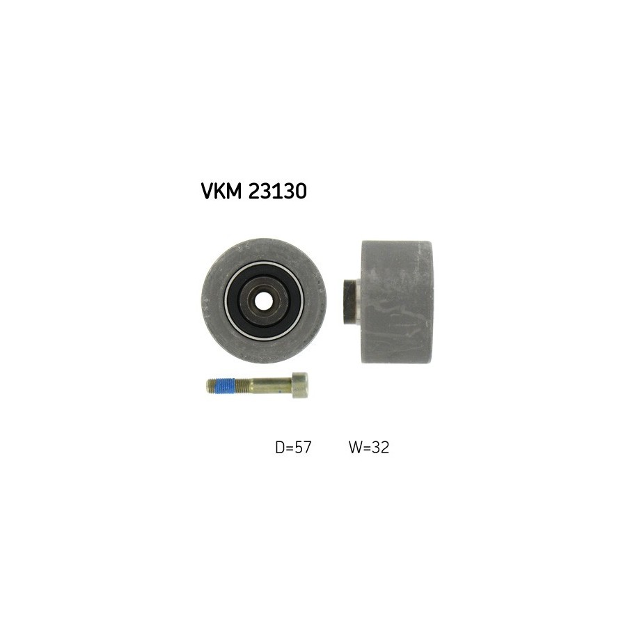 Timing Belt Deflection Guide Pulley SKF VKM23130 for CITROEN