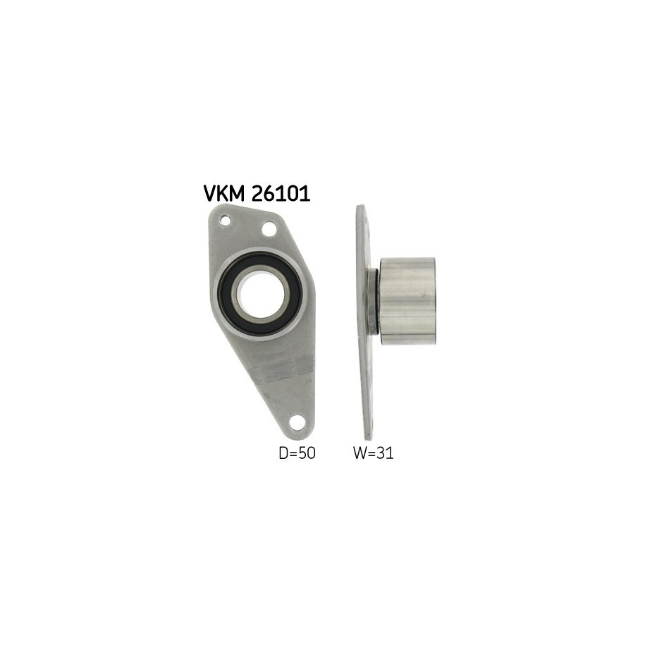 Timing Belt Deflection Guide Pulley SKF VKM26101 for MITSUBISHI