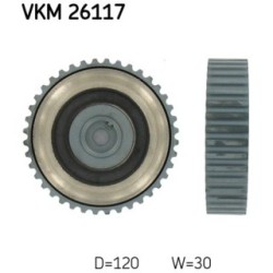 Timing Belt Deflection Guide Pulley SKF VKM26117 for VAUXHALL