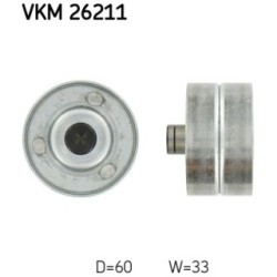 Timing Belt Deflection Guide Pulley SKF VKM26211 for JEEP