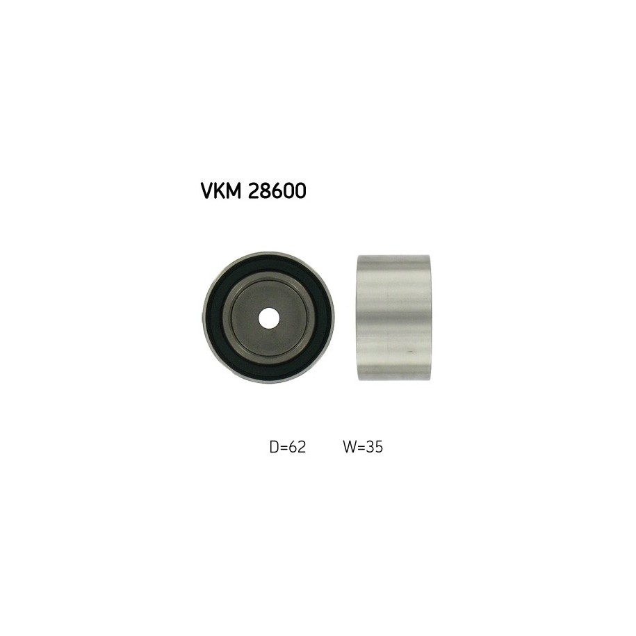 Timing Belt Deflection Guide Pulley SKF VKM28600 for CHRYSLER