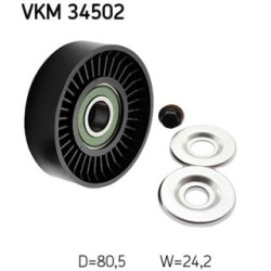 V-ribbed Belt Deflection guide Pulley SKF VKM34502 for SAAB OE 4752960