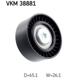 V-ribbed Belt Deflection guide Pulley SKF VKM38881 for BMW