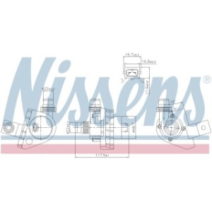 Auxiliary Pump - Nissens 831115