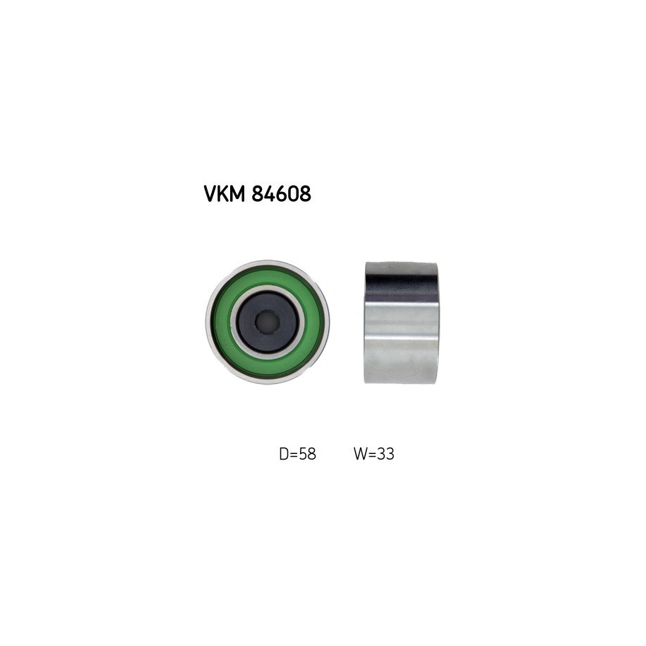 Timing Belt Deflection Guide Pulley SKF VKM84608 for MAZDA