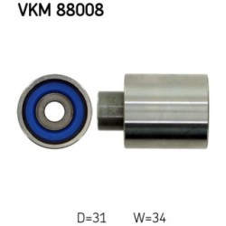 Timing Belt Deflection Guide Pulley SKF VKM88008 for SUBARU