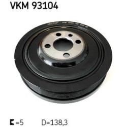 Crankshaft Belt Pulley SKF VKM93104 for AUDI CUPRA DODGE FORD
