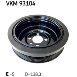 Crankshaft Belt Pulley SKF VKM93104 for AUDI CUPRA DODGE FORD