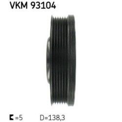 Crankshaft Belt Pulley SKF VKM93104 for AUDI CUPRA DODGE FORD