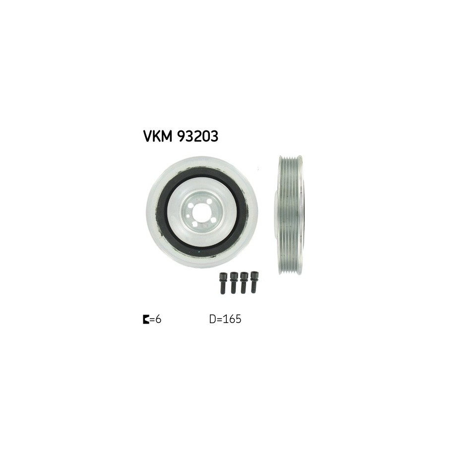 Crankshaft Belt Pulley SKF VKM93203 for ALFA ROMEO CADILLAC