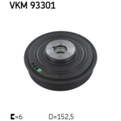 Crankshaft Belt Pulley SKF VKM93301 for CITROEN FIAT LANCIA