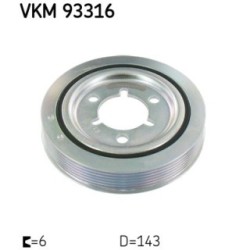 Crankshaft Belt Pulley SKF VKM93316 for CITROEN PEUGEOT OE 0515P1
