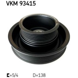 Crankshaft Belt Pulley SKF VKM93415 for FORD FIESTA FOCUS FUSION