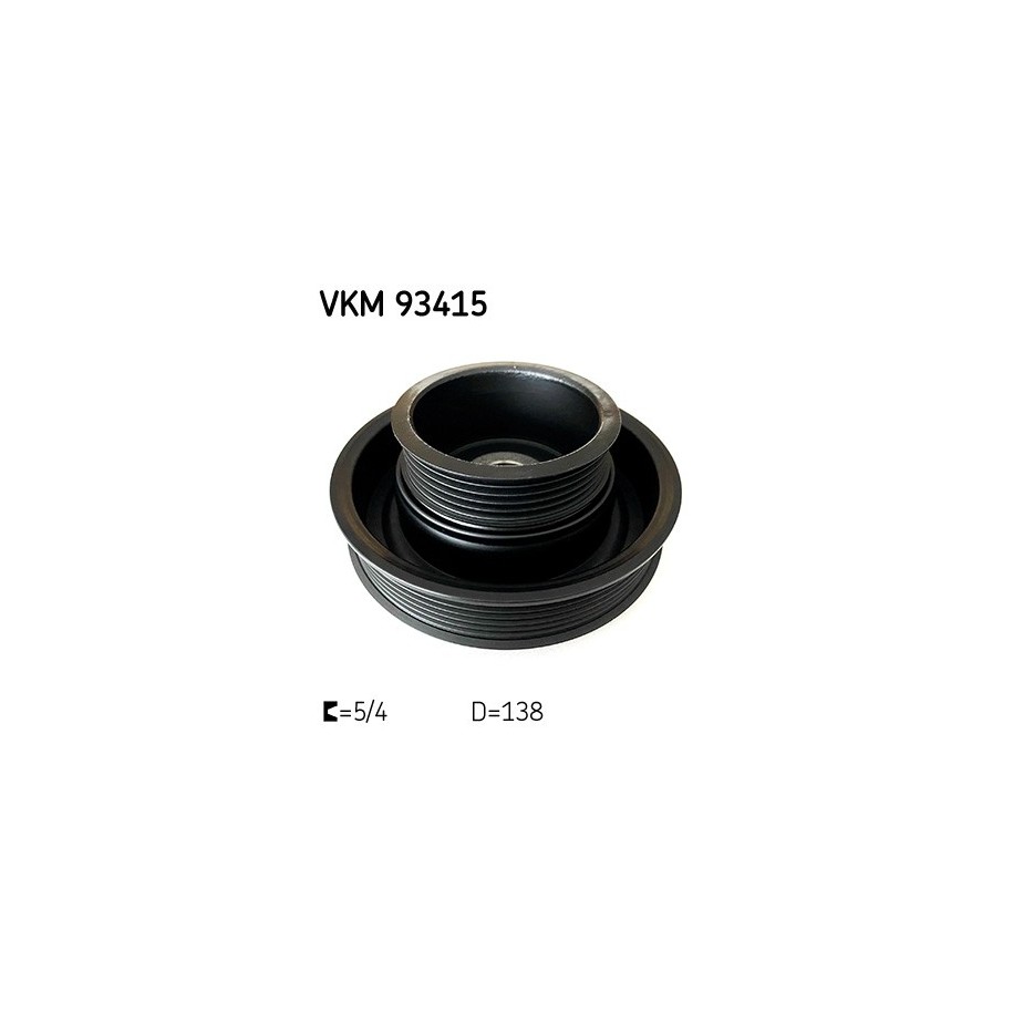 Crankshaft Belt Pulley SKF VKM93415 for FORD FIESTA FOCUS FUSION