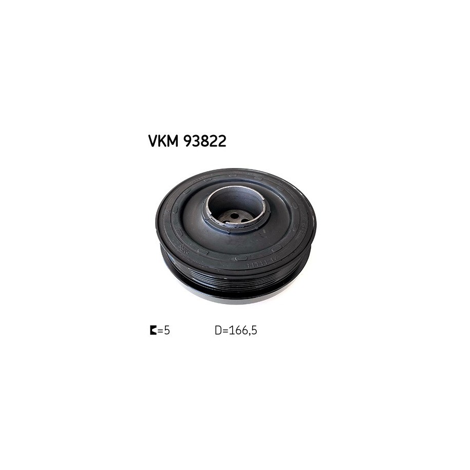 Crankshaft Belt Pulley SKF VKM93822 for BMW OE 11237799153
