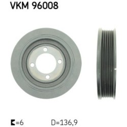 Crankshaft Belt Pulley SKF VKM96008 for CHEVROLET DAEWOO