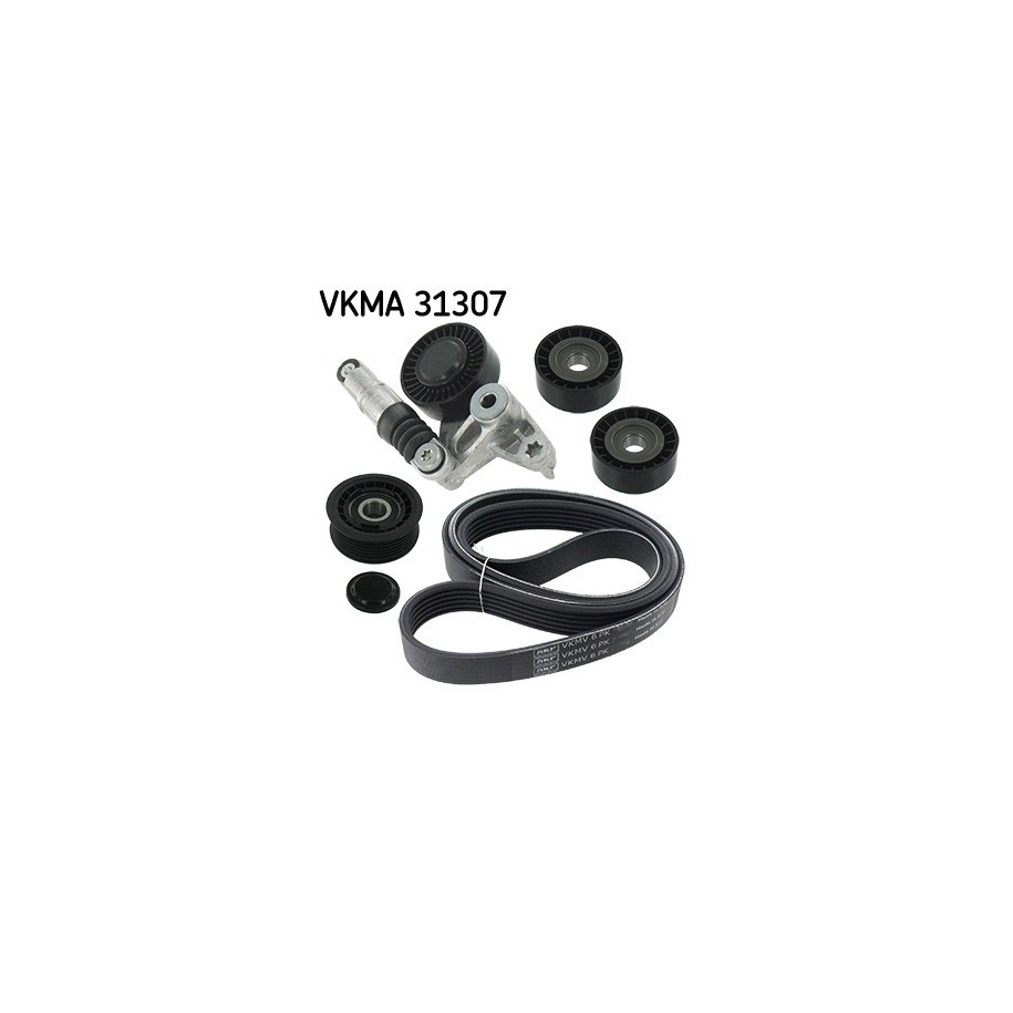 V-ribbed Belt Set SKF VKMA31307 for AUDI VW OE 059145201D