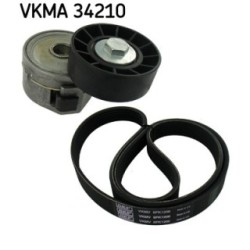 V-ribbed Belt Set SKF VKMA34210 for FORD GALAXY S-MAX OE 9658643680