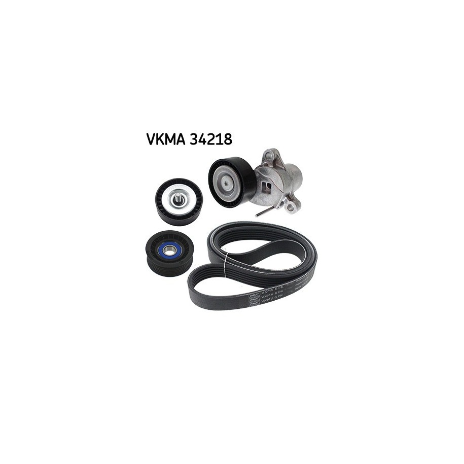 V-ribbed Belt Set SKF VKMA34218 for FORD OE 1465253