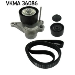 V-ribbed Belt Set SKF VKMA36086 for NISSAN VAUXHALL RENAULT