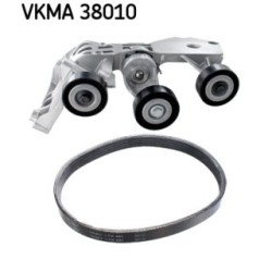 V-ribbed Belt Set SKF VKMA38010 for MERCEDES A-CLASS VANEO