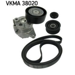 V-ribbed Belt Set SKF VKMA38020 for MERCEDES OE 059903341A