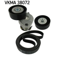 V-ribbed Belt Set SKF VKMA38072 for MERCEDES OE 0009936796