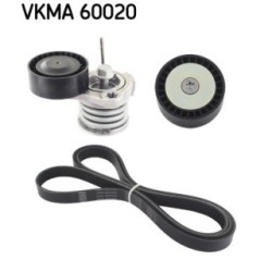 V-ribbed Belt Set SKF VKMA60020 for CHEVROLET VAUXHALL OE 0119978492