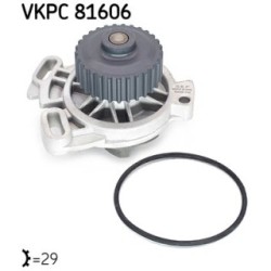 Water Pump SKF VKPC81606 for AUDI OE 034121004