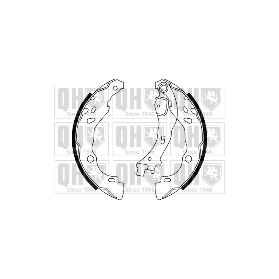 Brake Shoe Set BS1156 for CITROEN LANCIA PEUGEOT