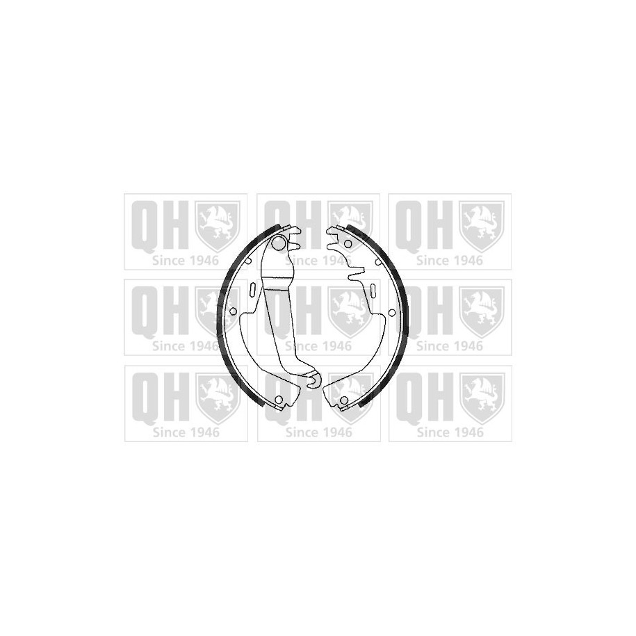 Brake Shoe Set BS549 for VAUXHALL OE 1605382