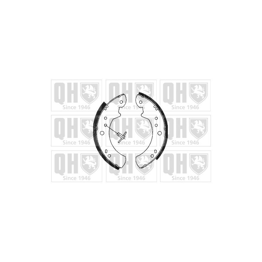 Brake Shoe Set BS722 for CARBODIES FORD LTI