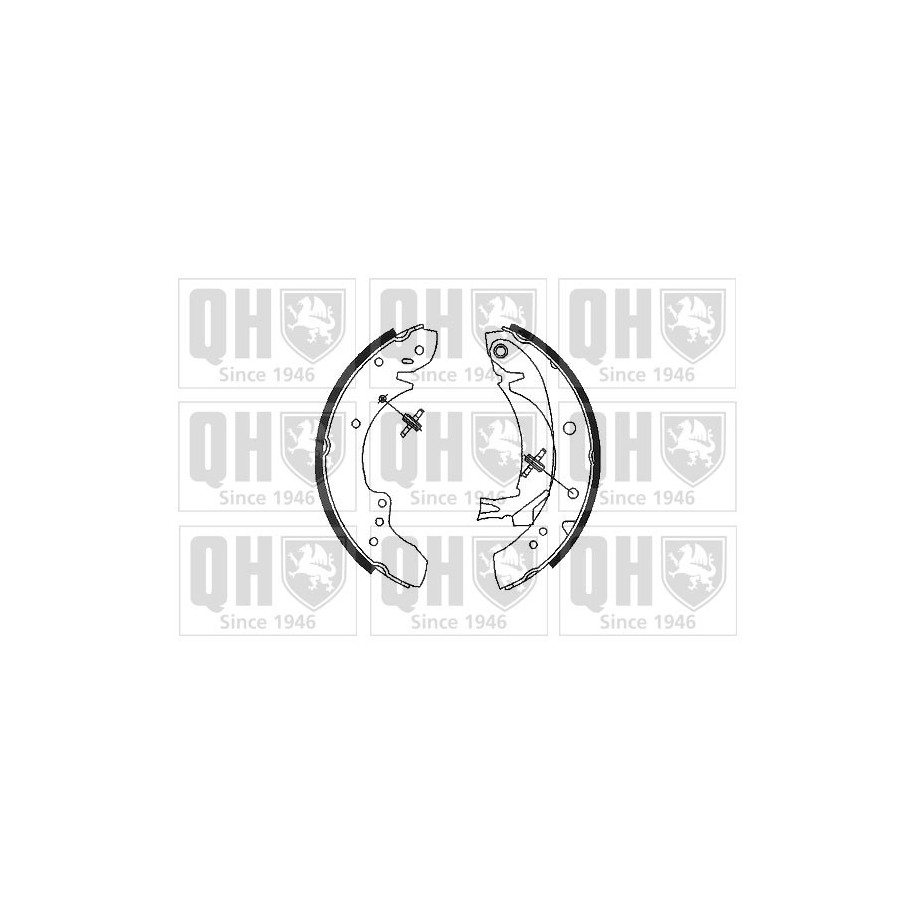 Brake Shoe Set BS957 for CITROEN FIAT PEUGEOT