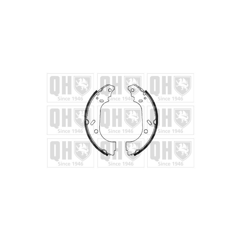 Brake Shoe Set BS958 for CITROEN FIAT LANCIA