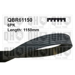V Ribbed Belt QBR61150 for CITROEN DS FIAT