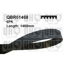 V Ribbed Belt QBR61468 for CADILLAC CHEVROLET