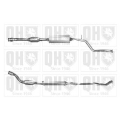 Catalytic Converter QCAT90917H for PEUGEOT 206