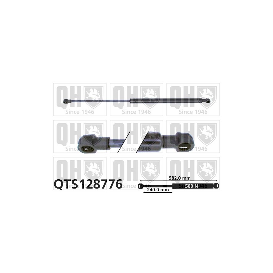 Cargo Area Gas Spring QTS128776 for HONDA CIVIC