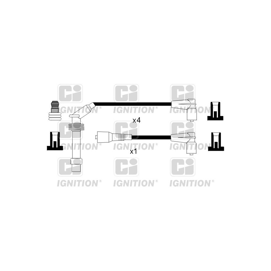 Ignition Cable Kit XC1057 for VAUXHALL CAVALIER