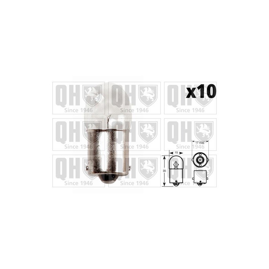 Licence Plate Light Bulb QBL207 for ABARTH