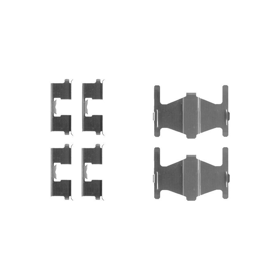 Brake Disc Pad Accessory Kit MINTEX MBA1204 for NISSAN