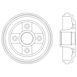 Brake Drum MINTEX MBD198