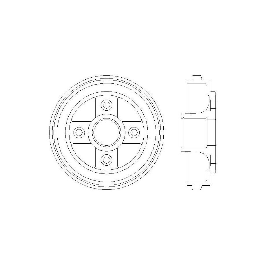 Brake Drum MINTEX MBD198