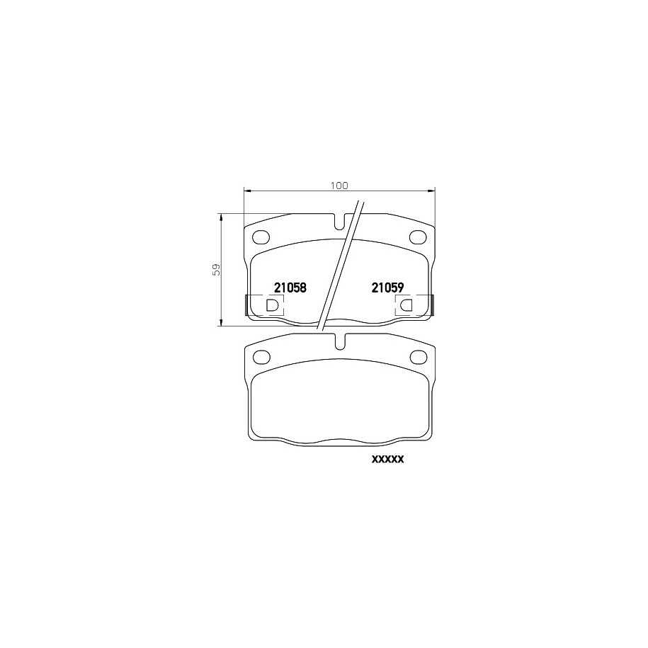 Brake Pad Set MINTEX MDB1512