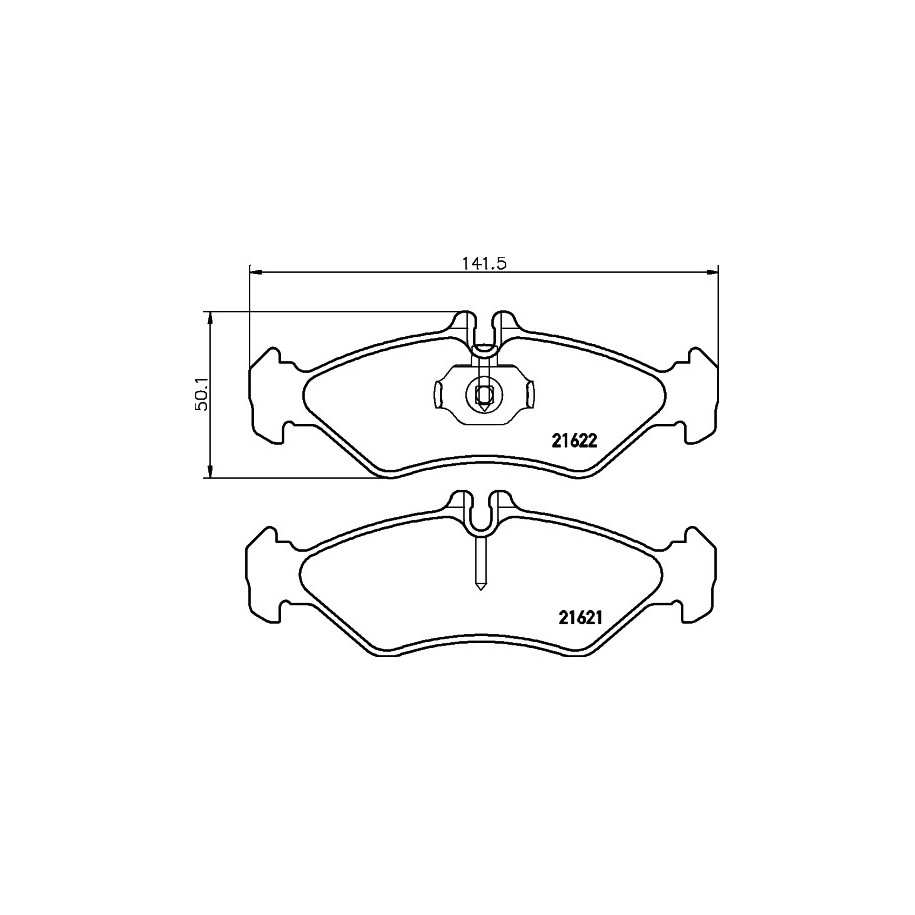 Brake Pad Set MINTEX MDB1737