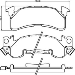 Brake Pad Set MINTEX MDB1790 12321437