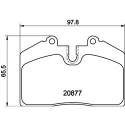 Brake Pad Set MINTEX MDB1992